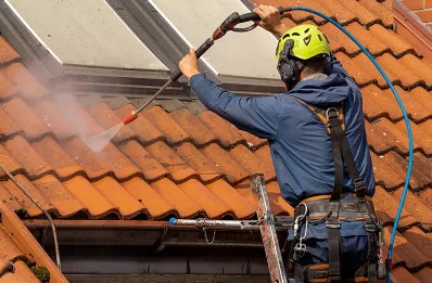Démoussage et hydrofuge de toiture à Planès